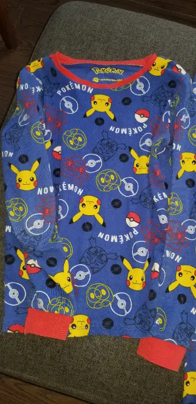 Cute Pokemon Pyjamas Size 9/10