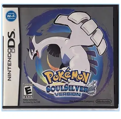Embark on an epic adventure with this authentic Nintendo DS Pokemon SoulSilver Version game, complet...