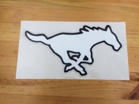 CALGARY STAMPEDERS DECALS + OFFICIAL TEAM ISSUE 8" X 4"