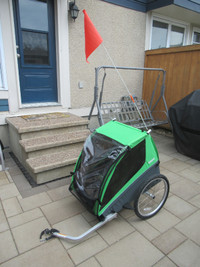 Thule Cadence 2-seat bike trailer green