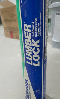 10 Sticks of Lumberlock Subfloor Glue (Better than PL Glue)