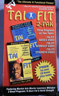 ****Tai Fit – 2 pak vhs tape workout set ****