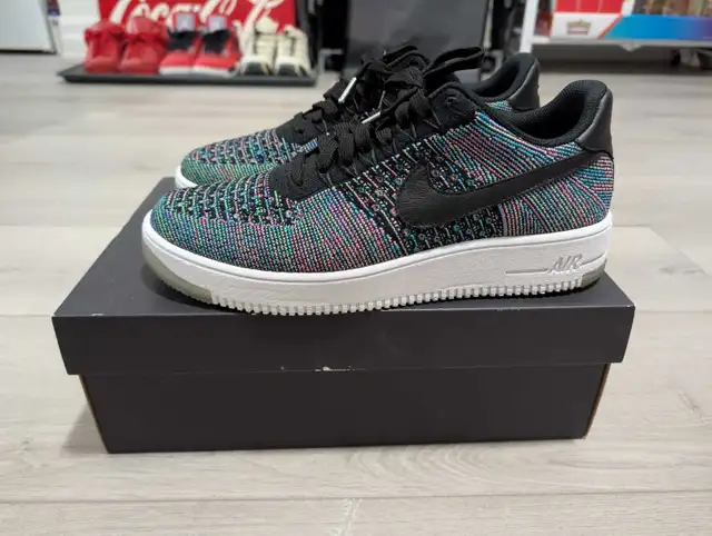 Nike "Multicolor" Air Force 1 Ultra Flyknit Low - Size 10 in Men's Shoes in Mississauga / Peel Region - Image 4