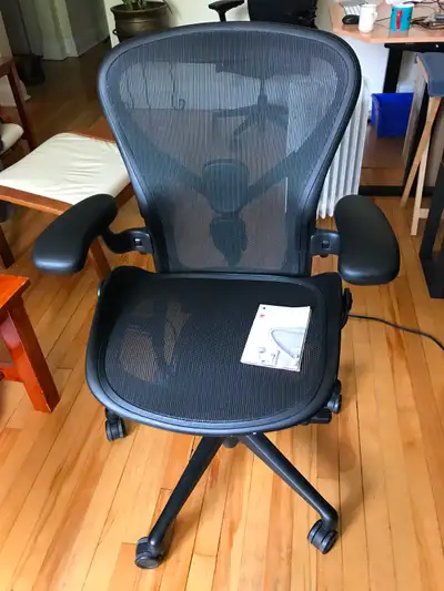 Herman Miller Aeron Remastered Chair – Onyx (Black) – Size B, View more