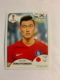2018 PANINI FIFA WORLD CUP RUSSIA STICKER J. HYUNSOO #499 KOREA
