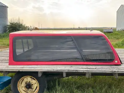 Canopy for 2004 red Dodge Ram. Front 73”back 68” 80” long. Have key for locks. Call 780-394-3928 $55...