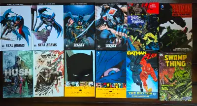 DC graphic novels. Range from brand new to read but in overall good condition. Some books may have r...