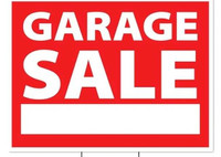 Garage Sale, Saturday, May 4th
