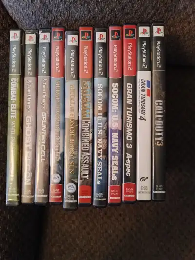 I have 11 PS2 games looking to get $5 a piece I'm also interested in trades as well. -combat Elite w...