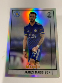 James Maddison #78 2020/21 Topps Merlin Chrome Leicester City NM
