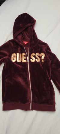 Guess hoodie with zipper, size 12 girls