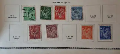 Timbres France lot 8 X Iris 1939, View more