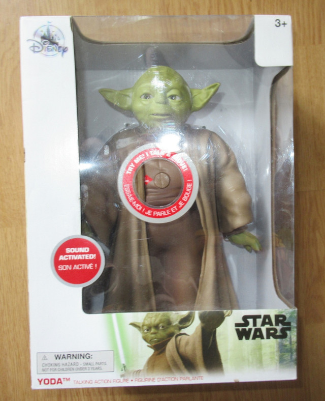 Star Wars Disney Store 10” Talking Yoda in Arts & Collectibles in Edmonton