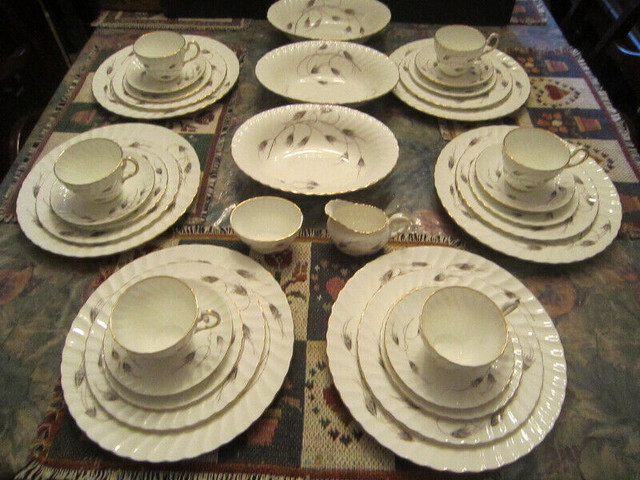 Foley OAT GRASS fine bone china set, Service for 6 in Arts & Collectibles in Thompson