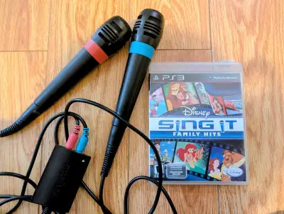 Disney Sing It Family Hits PS3 w/ 2 Microphones, View more