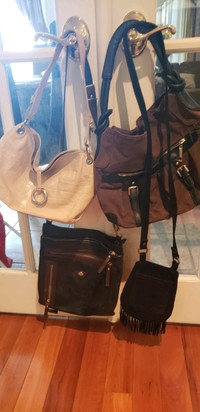 Italian leather purses, crossbody Franco Sarto designer 