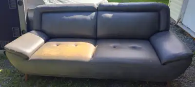 Leather sofa, View more