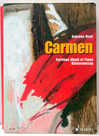 Carmen by Bizet, piano/vocal score, Schott ed. French/German