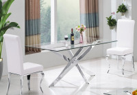 Dining table, Glass Dining Table, Rectangular Dining Table