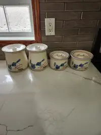 COYOTE HILL POTTERY - CANISTER SET