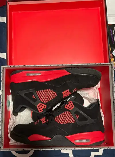 Jordan Red Thunder 4s, View more