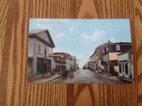 Cartes postales anciennes Côte du Passage à Lévis et Rue Wolfe