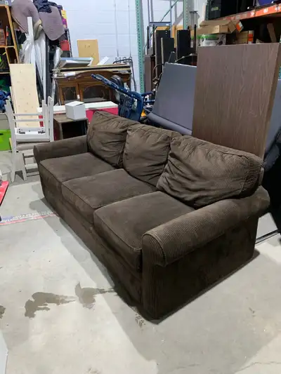 Brown Cordaroy La-Z-Boy Sofa, View more