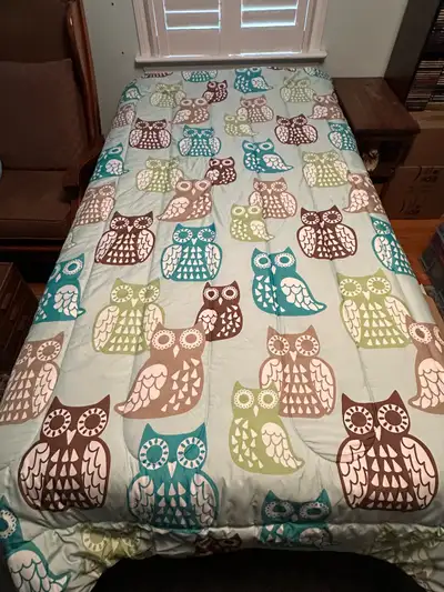 Good condition Is flat but still works. 74 inches wide by 85 high Check out my other ads for more