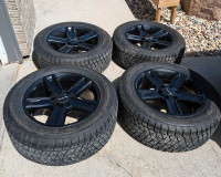 20" Chevy Tahoe Winter Tires & Rims *like new*