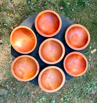 Baribocraft maple bowls, Made in Canada, 6.5 x 1.5 inches approx