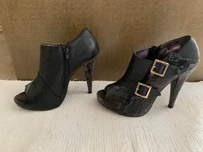Roberto Vianni open toe Bootie : NEW : Never worn : Size 8, View more