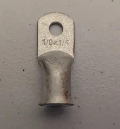 0/1/2 AWG Heavy Duty 2x1/4 Copper  Lugs - 11 Pcs, View more