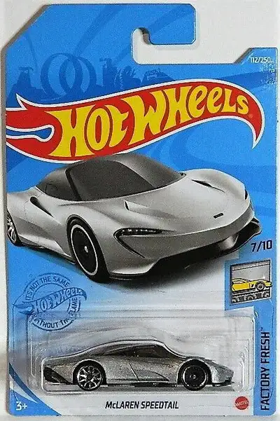 Hot Wheels 1/64 scale McLaren Speedtail diecast new sealed, $3 each. Pickup in north Ajax, shipping...