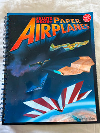 The Klutz Book of Paper Airplanes $10, soft cover