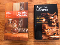 ROMANS (2 romans par livre) D’AGATHA CHRISTIE (7$ chaque)