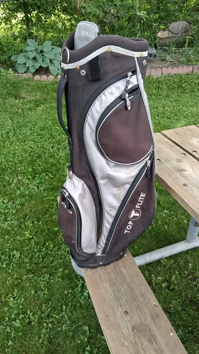 Golf bag and Tommy Armour driver, View more