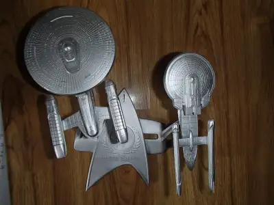 Star Trek Model Kit Assembled for sale Assembled and painted, measures7 and 8 inches in length, come...