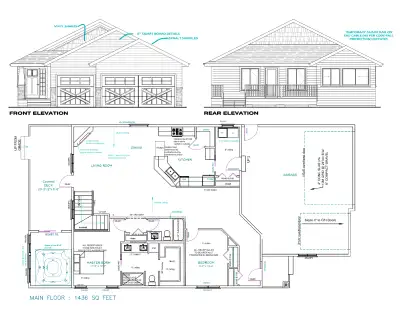 ADP Drafting & Design has 22 years of experience creating custom home designs for construction drawi...