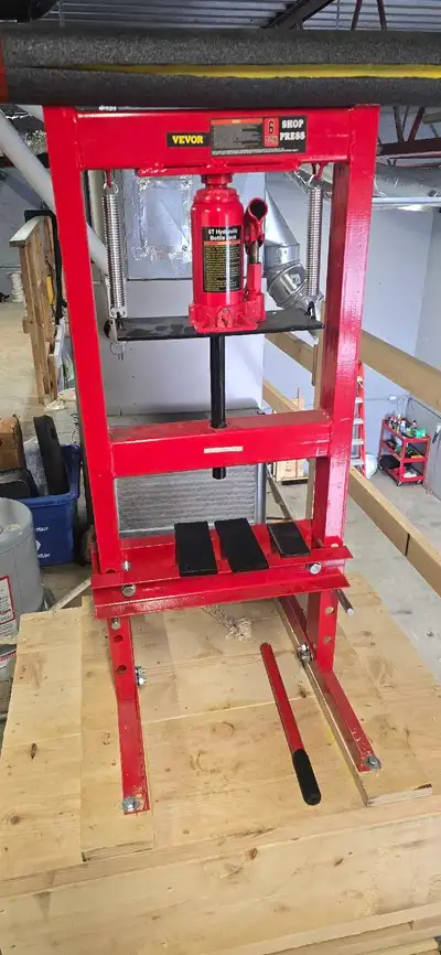 6 Ton Garage/Floor  Hydraulic Shop Press H-Frame, View more