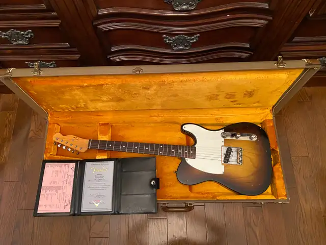 Fender Tele Ltd 55' Custom Shop Journeyman Relic body w/C.O.A in Guitars in Mississauga / Peel Region - Image 2
