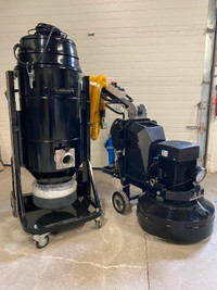 CPS 500 Planetary Diamond Grinders with industrial Vacuums