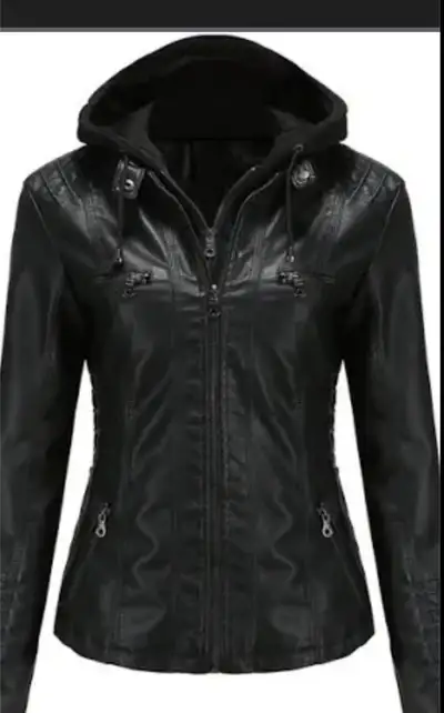 Women’s leather jacket  size medium, View more