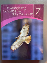 Investigating Science and Technology Grade 7 textbook by Pearson