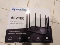 Speedefy AC2100 Smart WiFi Router – Dual Band Gigabit Wireless R