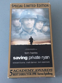 Saving Private Ryan Movie Box 2 VHS Video Cassettes