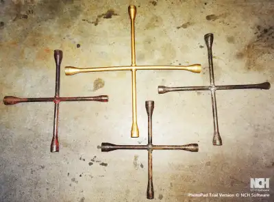 VINTAGE WHEEL NUT WRENCHES, View more