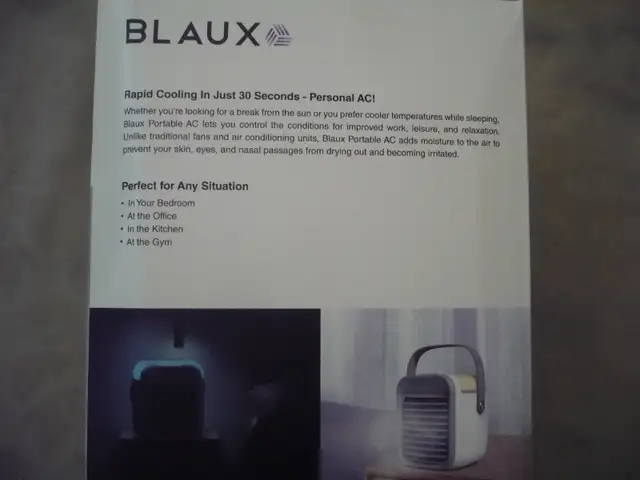 BLAUX PORTABLE AIR CONDITIONER63417636373379123