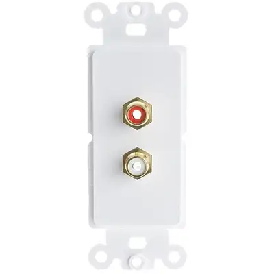 Conversion wall RCA cables to RCA audio sources and destinations, View more