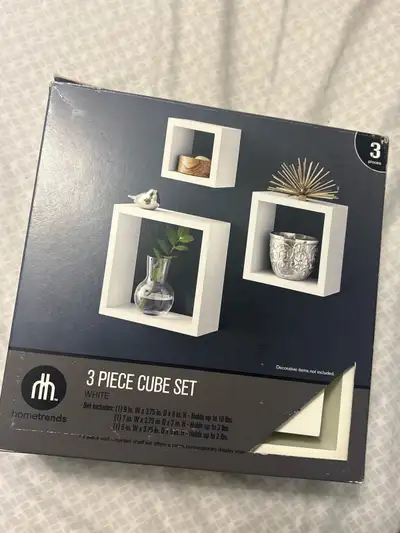 3 Piece Cube Set, View more