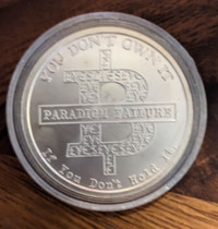 2014 Silver Shield 1 oz. RARE Bitcoin - 999 Pure